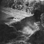 Waterfall in Lake Peigneur caused by drilling accident